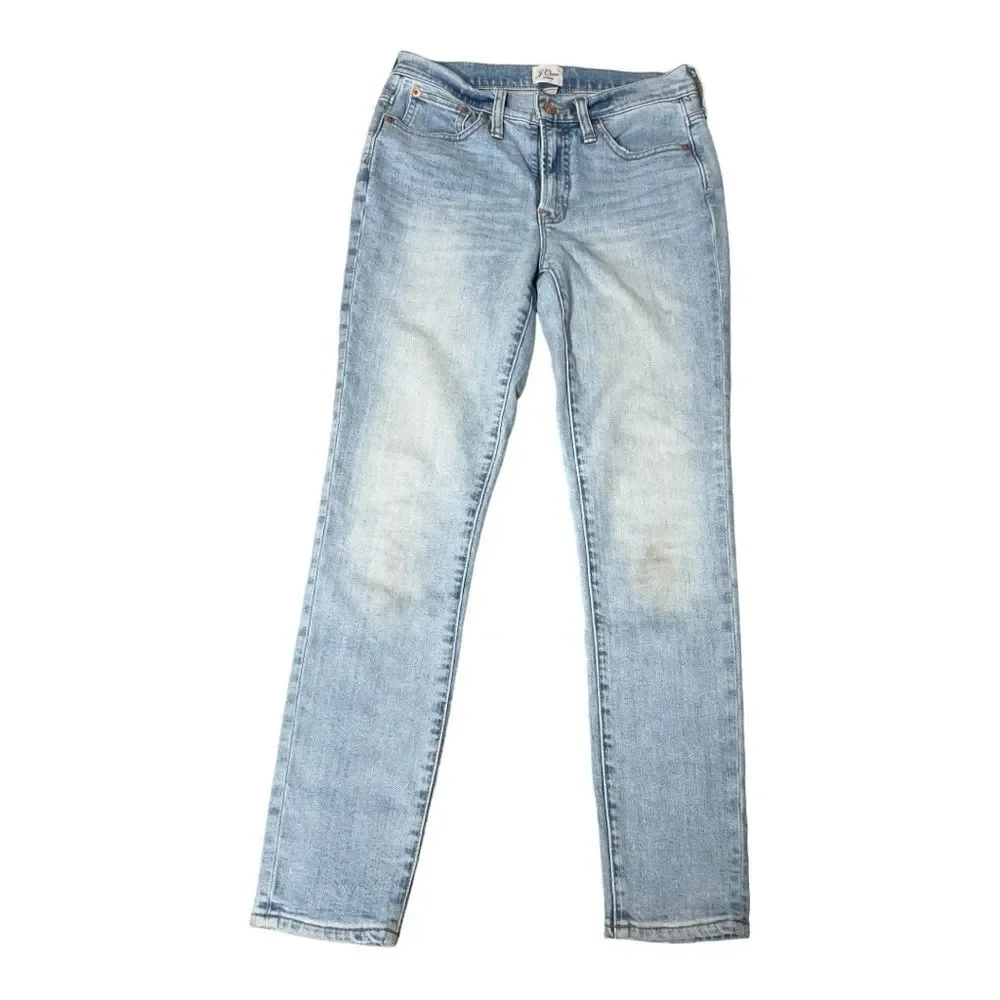 J. Crew‎ Women’s 9” Toothpick Super Skinny Jeans Style AQ860 Size 27